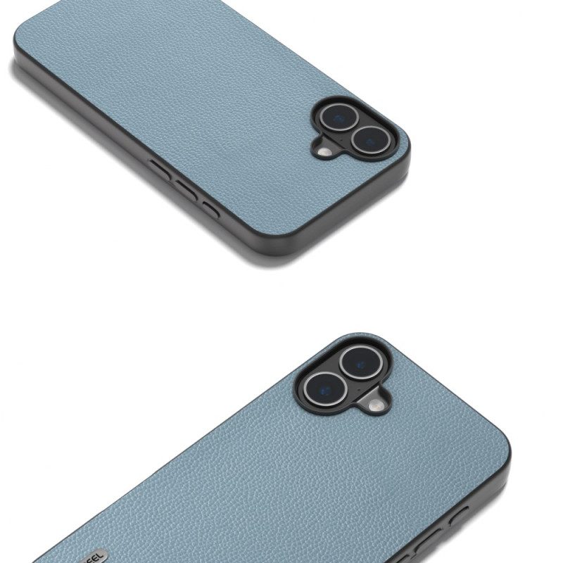 Hoesje Voor iPhone 16 Plus Litchi-textuur Abeel