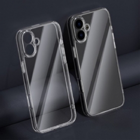 Hoesje Voor iPhone 16 Plus Transparant Gehard Glas