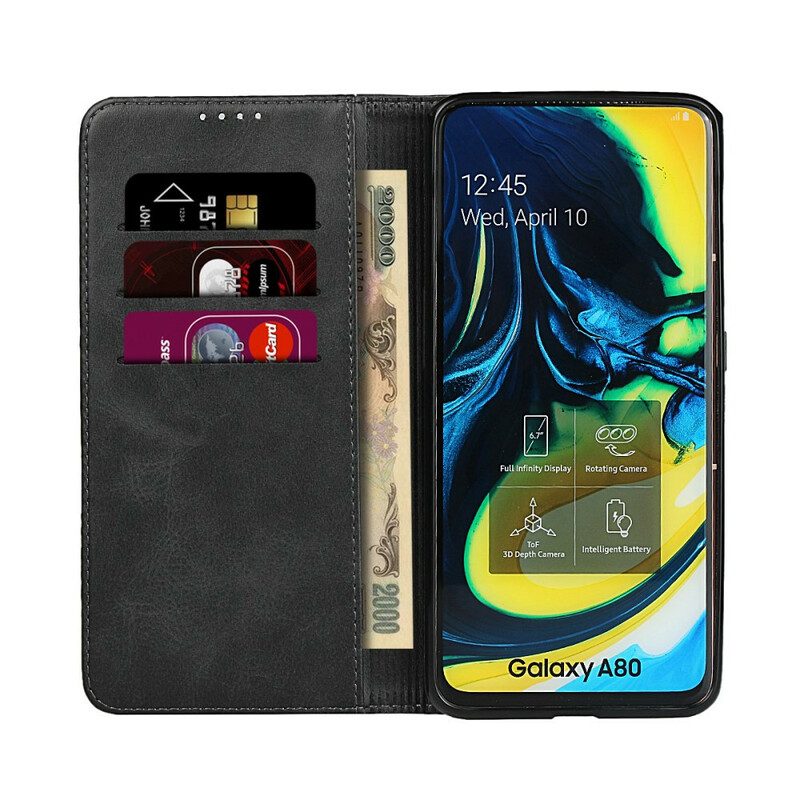 Bescherming Hoesje voor Samsung Galaxy A80 / A90 Folio-hoesje Schuine Sluiting