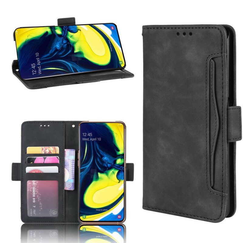 Folio-hoesje voor Samsung Galaxy A80 / A90 Mandala Zon Met Lanyard