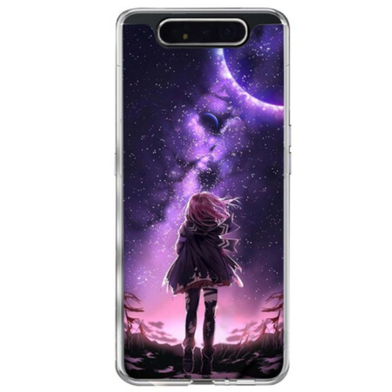 Hoesje voor Samsung Galaxy A80 / A90 Panda