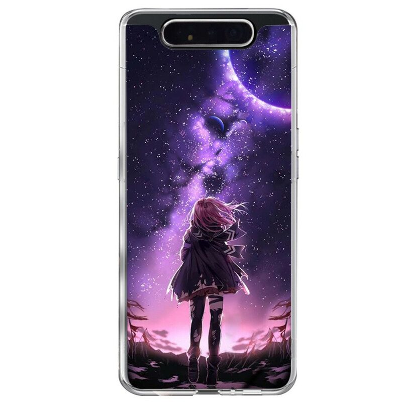 Hoesje voor Samsung Galaxy A80 / A90 Panda