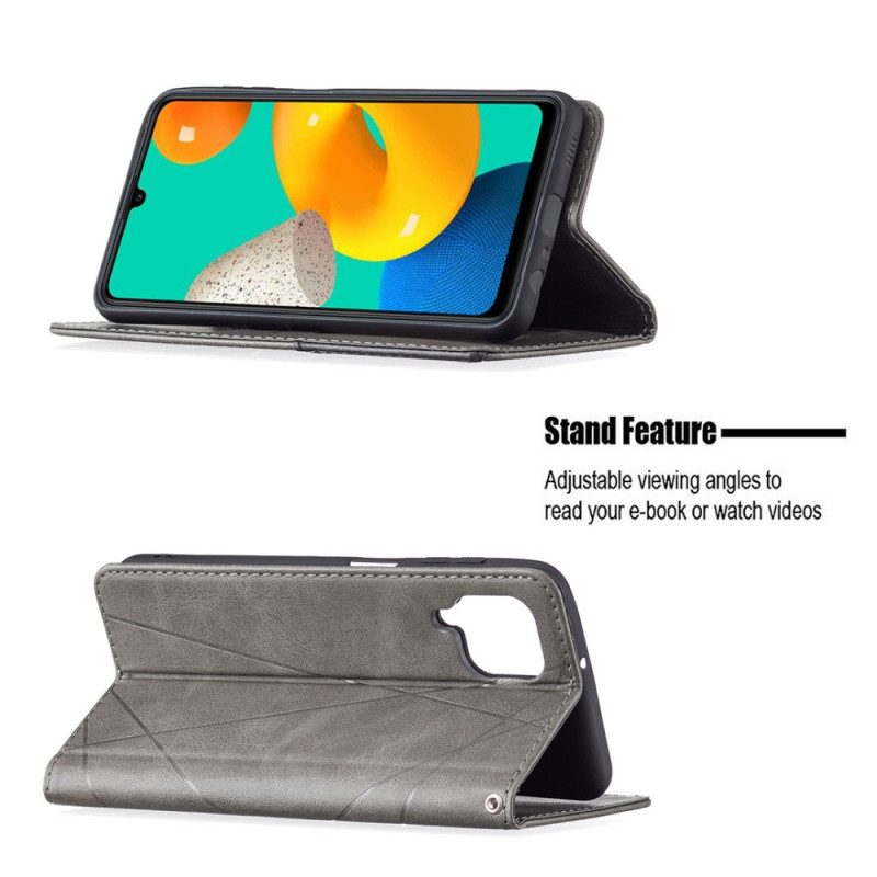 Bescherming Hoesje voor Samsung Galaxy M32 Folio-hoesje Artistieke Stijl