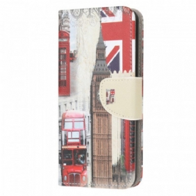 Flip Case voor Samsung Galaxy M32 Het Londense Leven