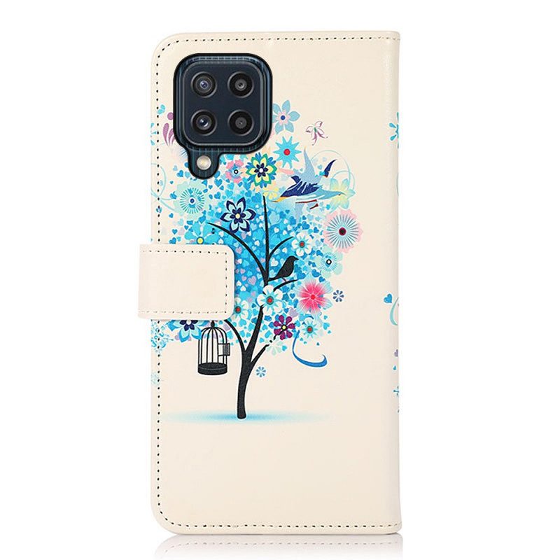 Folio-hoesje voor Samsung Galaxy M32 Bloeiende Boom