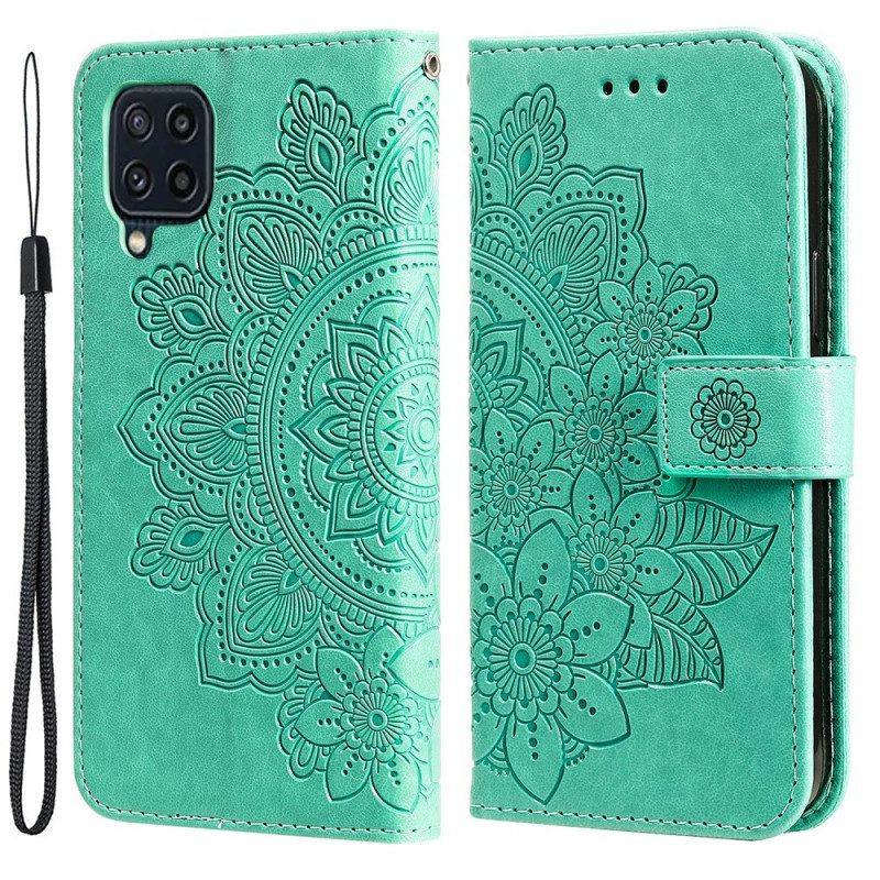 Folio-hoesje voor Samsung Galaxy M32 Bloemmandala