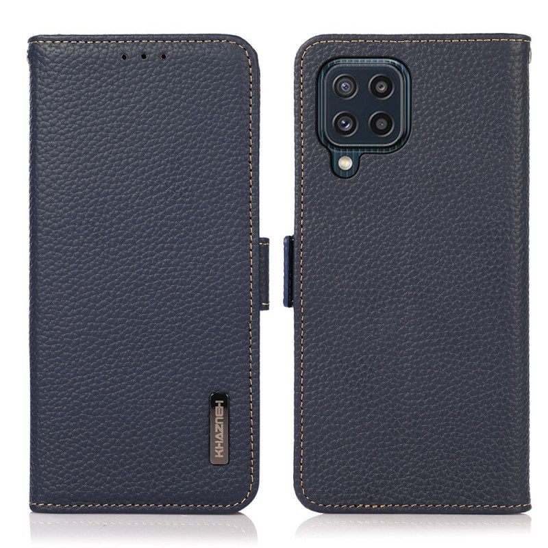 Folio-hoesje voor Samsung Galaxy M32 Lychee Leer Khazneh Rfid