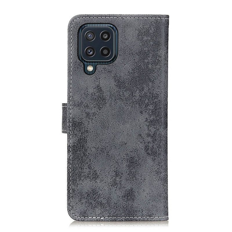 Folio-hoesje voor Samsung Galaxy M32 Vintage Kunstleer