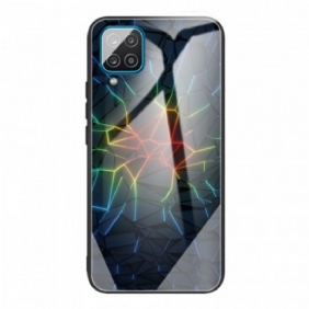 Hoesje voor Samsung Galaxy M32 Geometrie Gehard Glas