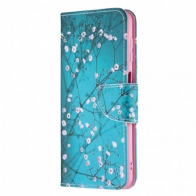 Leren Hoesje voor Samsung Galaxy M32 Bloeiende Boom