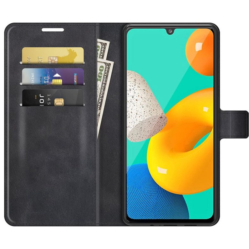 Leren Hoesje voor Samsung Galaxy M32 Kunstleer Slank