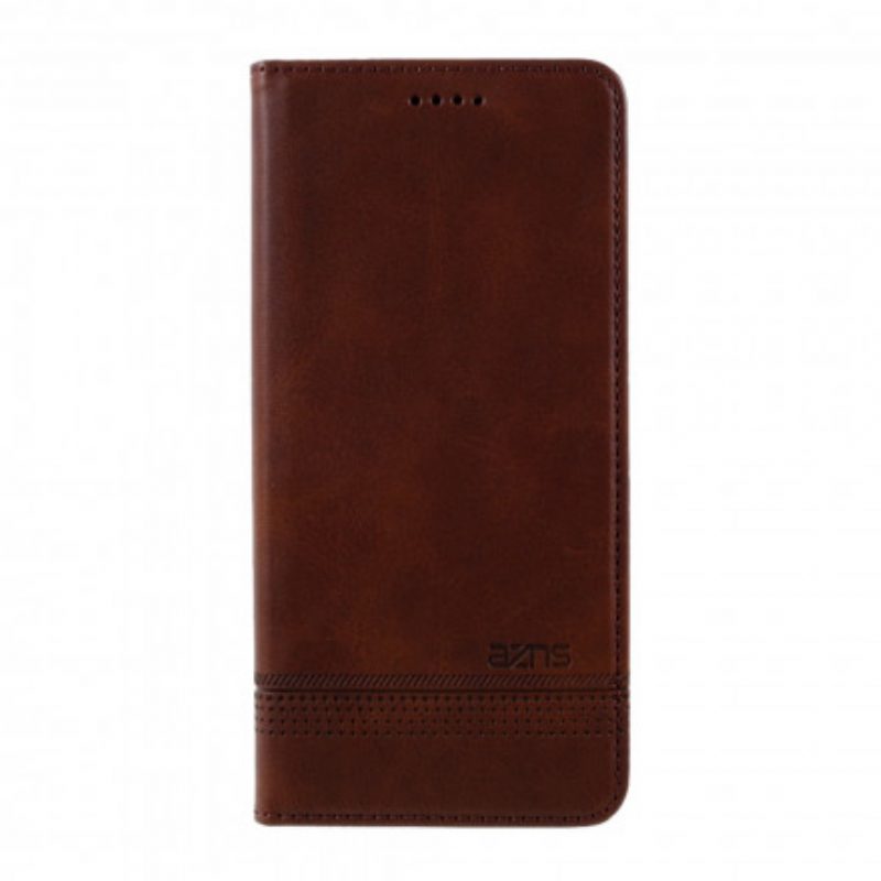 Bescherming Hoesje voor Samsung Galaxy S21 Plus 5G Folio-hoesje Azns Leerstyling