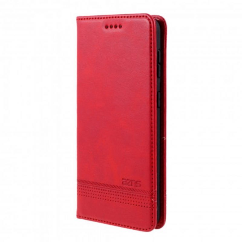 Bescherming Hoesje voor Samsung Galaxy S21 Plus 5G Folio-hoesje Azns Leerstyling