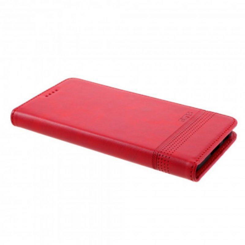 Bescherming Hoesje voor Samsung Galaxy S21 Plus 5G Folio-hoesje Azns Leerstyling