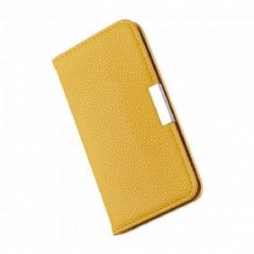 Bescherming Hoesje voor Samsung Galaxy S21 Plus 5G Folio-hoesje Imitatieleer Litchi Ultra Chic