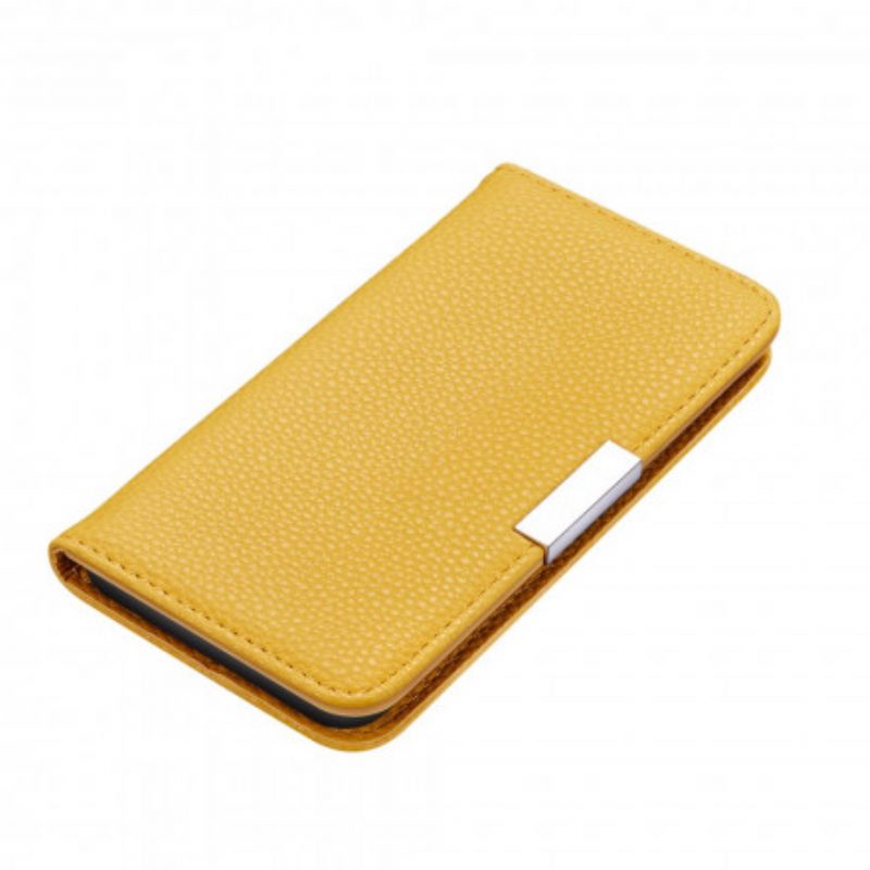 Bescherming Hoesje voor Samsung Galaxy S21 Plus 5G Folio-hoesje Imitatieleer Litchi Ultra Chic