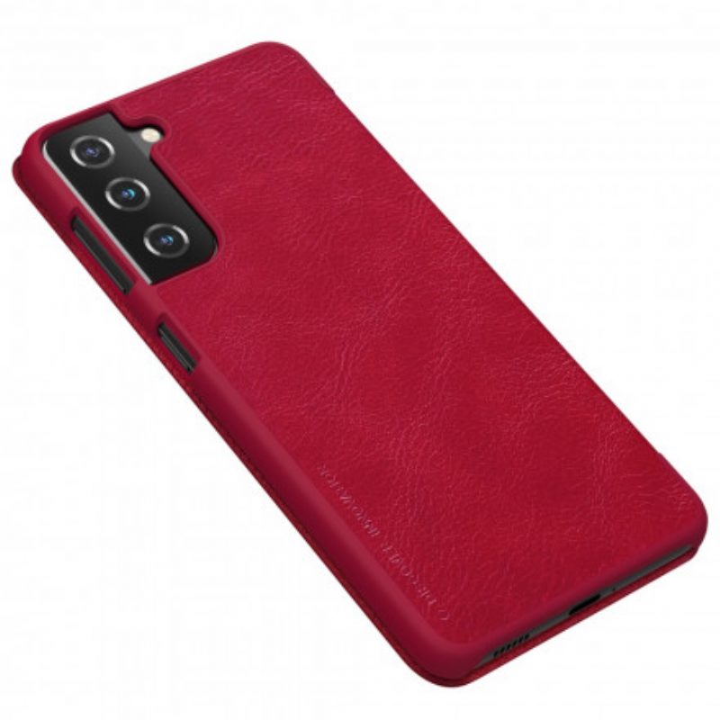 Bescherming Hoesje voor Samsung Galaxy S21 Plus 5G Folio-hoesje Nillkin Qin-serie