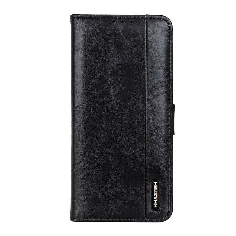 Flip Case voor Samsung Galaxy S21 Plus 5G Khazneh Elegante Lederen Stijl