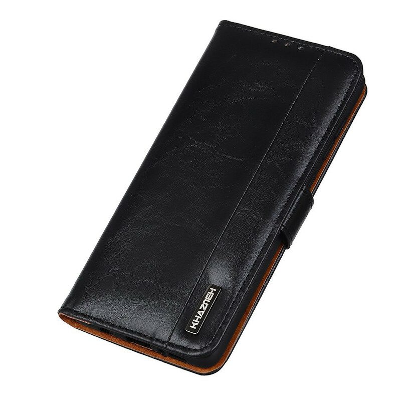 Flip Case voor Samsung Galaxy S21 Plus 5G Khazneh Elegante Lederen Stijl