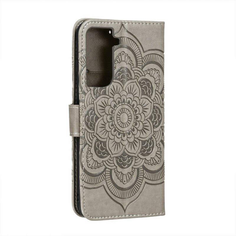 Flip Case voor Samsung Galaxy S21 Plus 5G Volledige Mandala