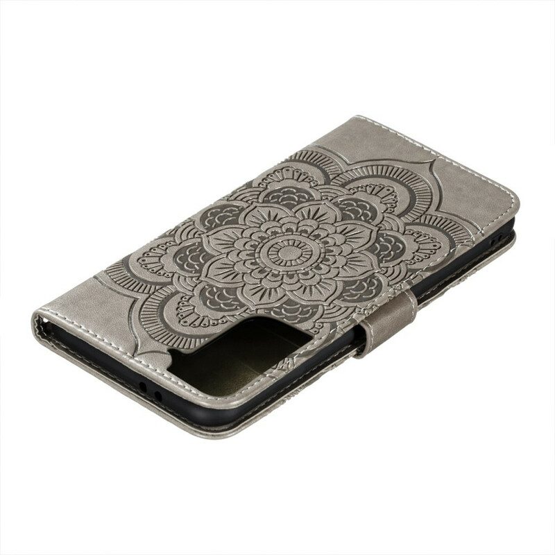 Flip Case voor Samsung Galaxy S21 Plus 5G Volledige Mandala