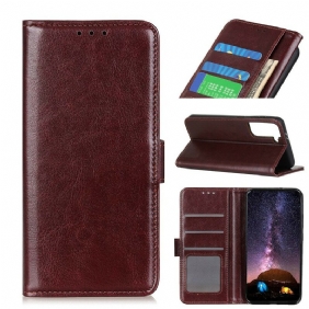 Folio-hoesje voor Samsung Galaxy S21 Plus 5G Finesse Van Kunstleer