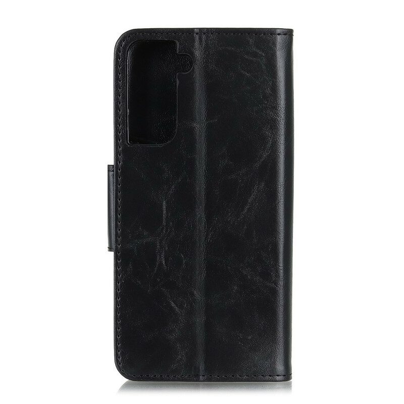 Folio-hoesje voor Samsung Galaxy S21 Plus 5G Flip Case Dubbelzijdige Magnetische Flap