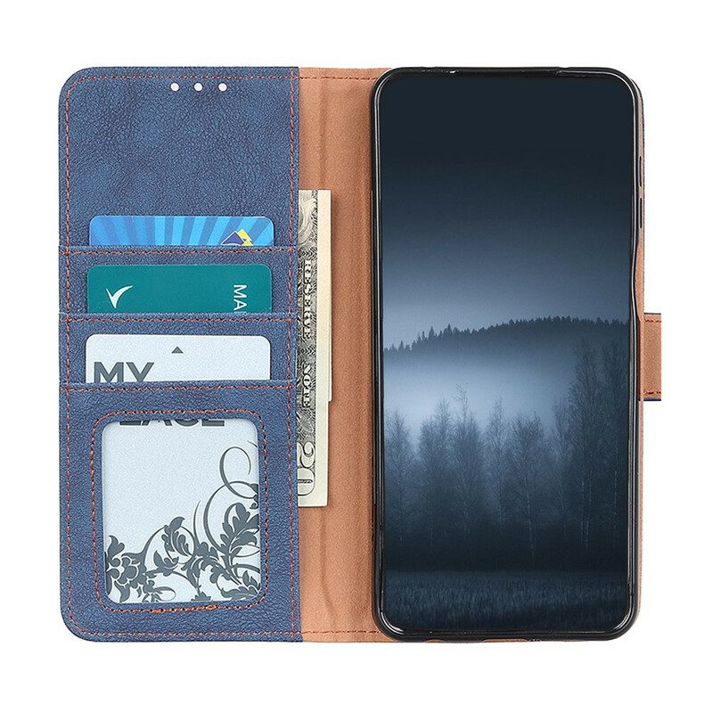 Folio-hoesje voor Samsung Galaxy S21 Plus 5G Khazneh Retro Split Kunstleer