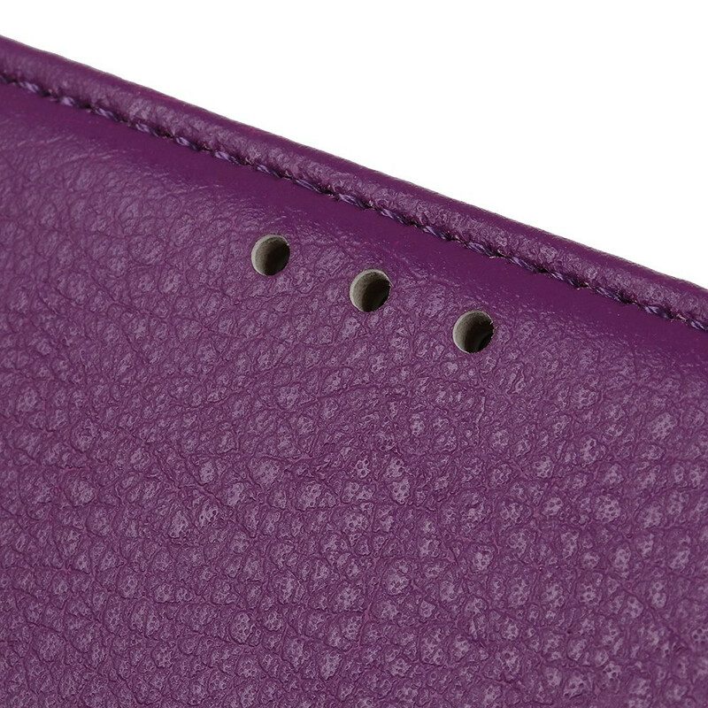 Folio-hoesje voor Samsung Galaxy S21 Plus 5G Lychee-textuur