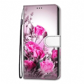 Folio-hoesje voor Samsung Galaxy S21 Plus 5G Magische Bloemen