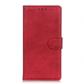 Folio-hoesje voor Samsung Galaxy S21 Plus 5G Retro Mat Leereffect