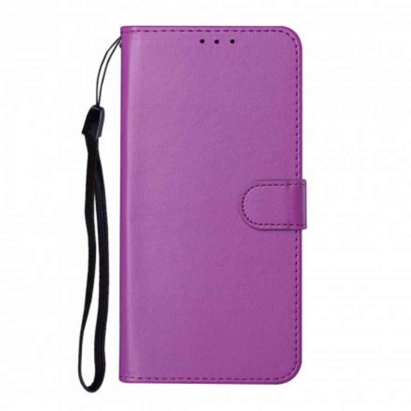 Folio-hoesje voor Samsung Galaxy S21 Plus 5G Uniek Ontwerp Met Lanyard