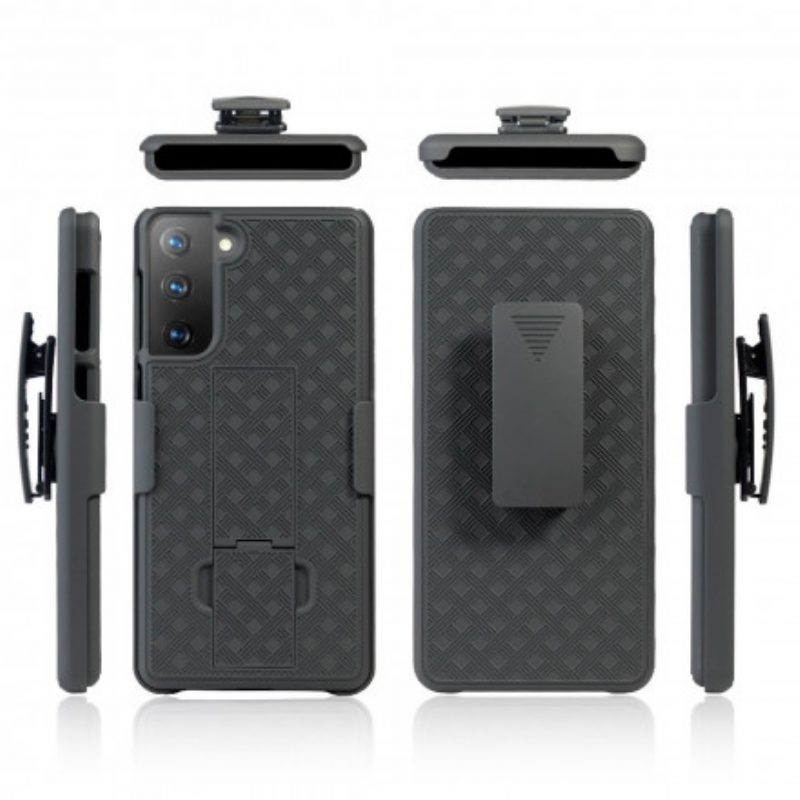 Hoesje voor Samsung Galaxy S21 Plus 5G Clip Vinger