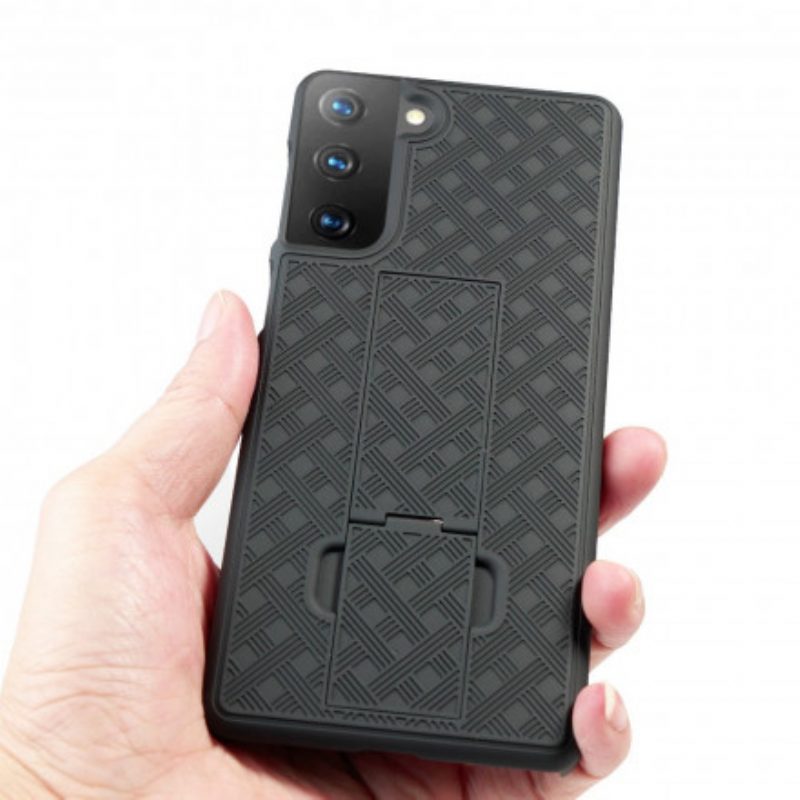 Hoesje voor Samsung Galaxy S21 Plus 5G Clip Vinger