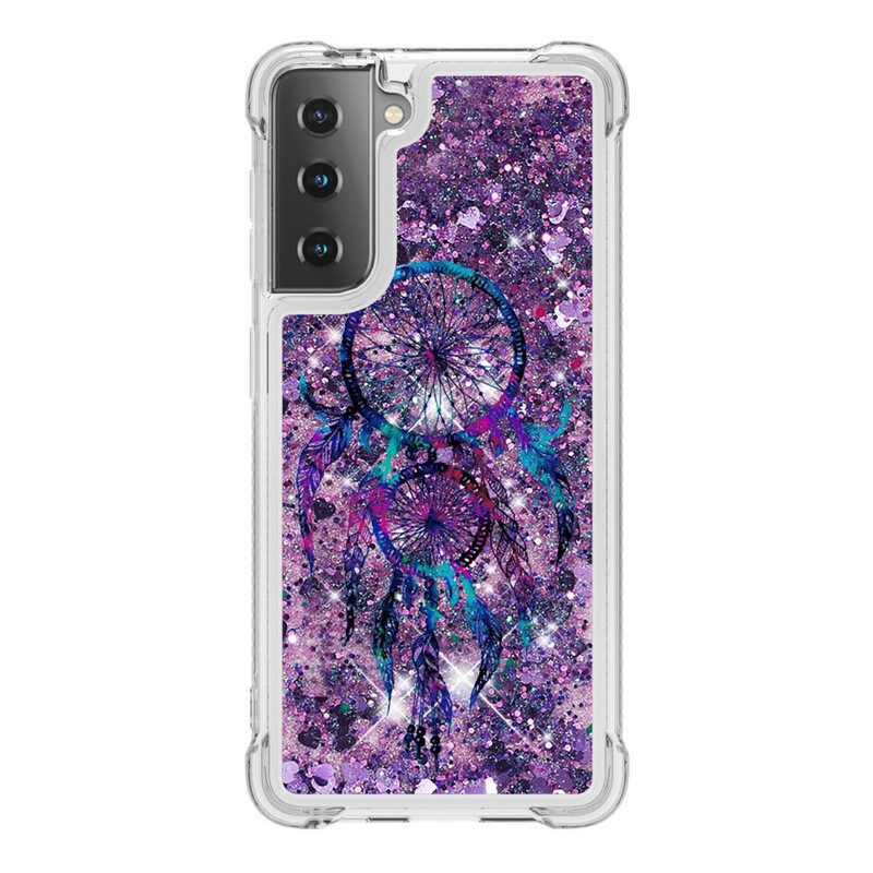 Hoesje voor Samsung Galaxy S21 Plus 5G Glitter Dromenvanger