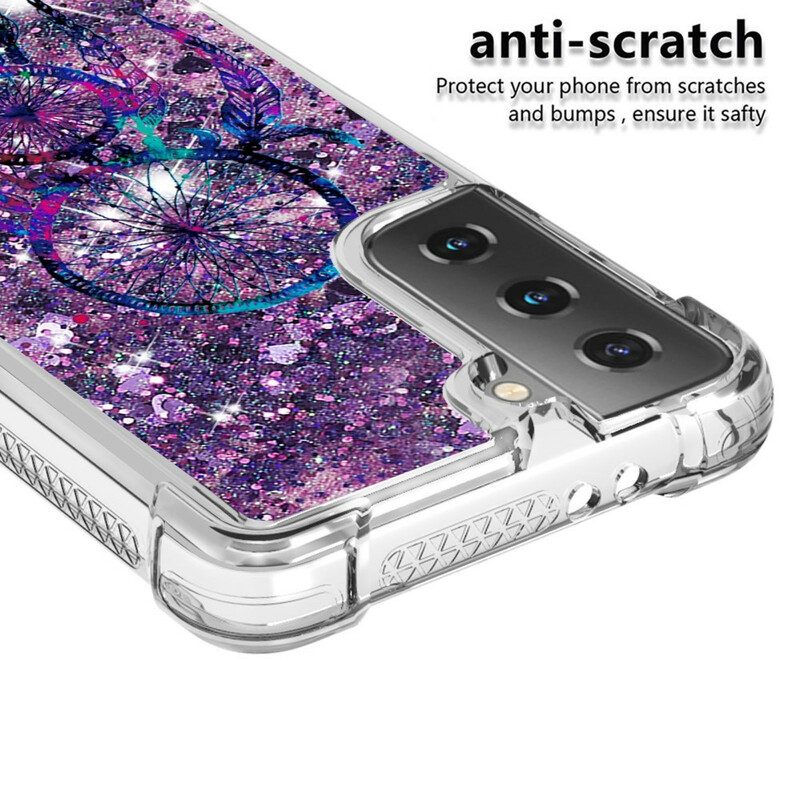 Hoesje voor Samsung Galaxy S21 Plus 5G Glitter Dromenvanger