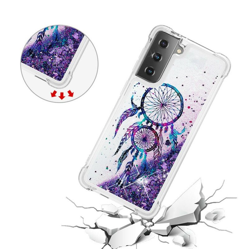 Hoesje voor Samsung Galaxy S21 Plus 5G Glitter Dromenvanger