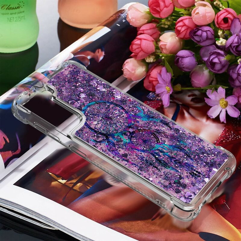 Hoesje voor Samsung Galaxy S21 Plus 5G Glitter Dromenvanger