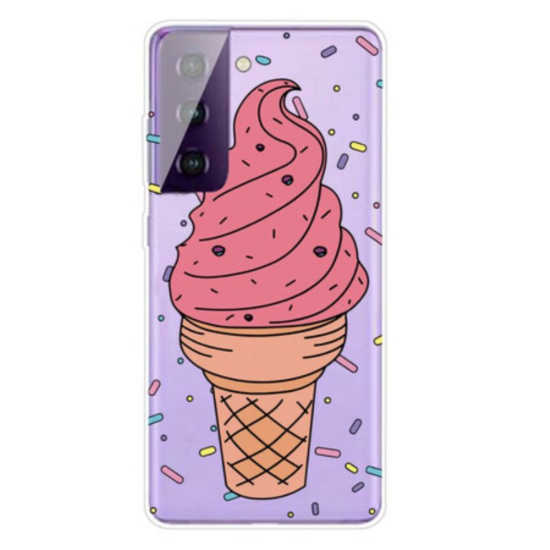 Hoesje voor Samsung Galaxy S21 Plus 5G Ijsje