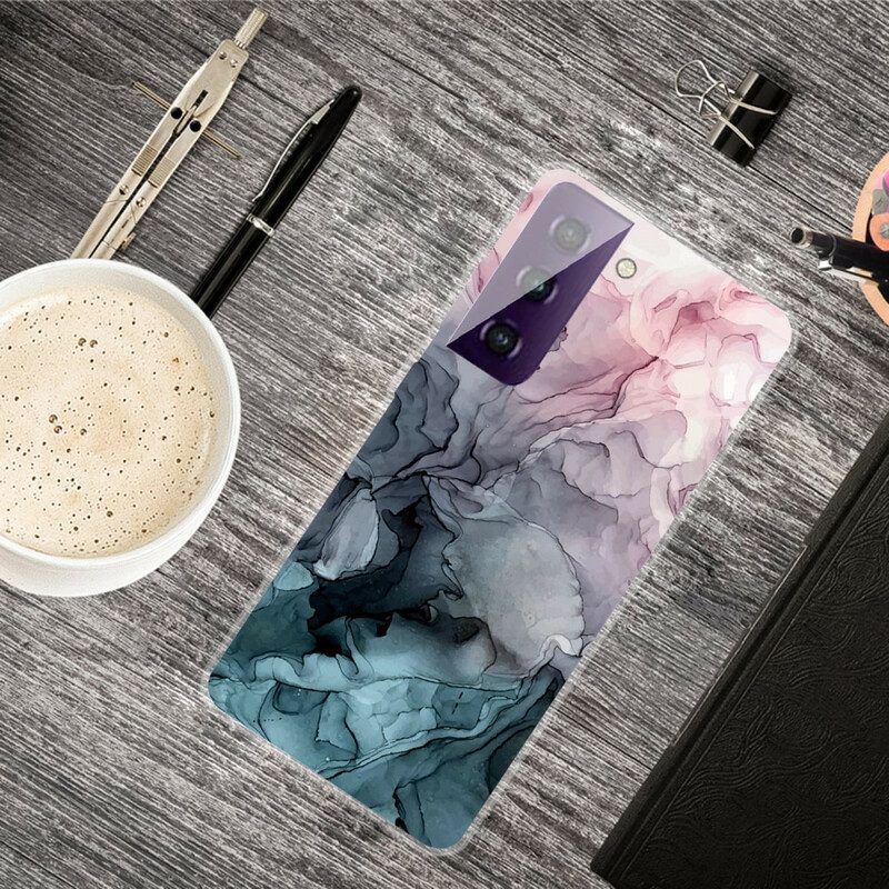 Hoesje voor Samsung Galaxy S21 Plus 5G Waterverf Kunstwerk