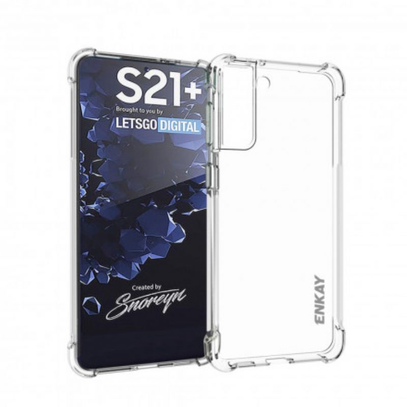 Telefoonhoesje voor Samsung Galaxy S21 Plus 5G Enkay Combo En Gehard Glas