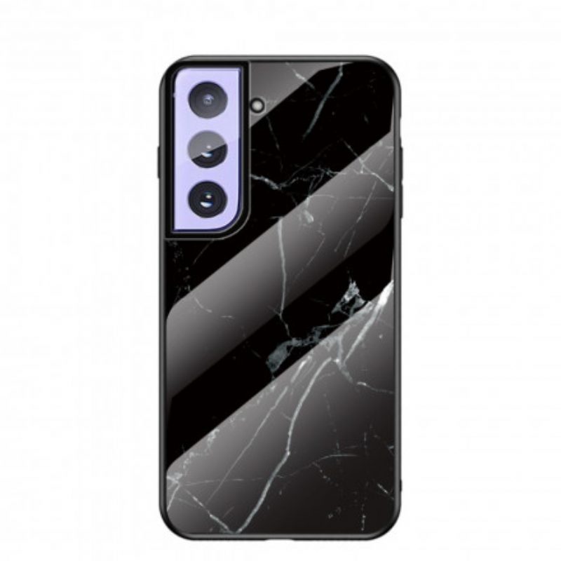 Telefoonhoesje voor Samsung Galaxy S21 Plus 5G Marmeren Kleuren Gehard Glas