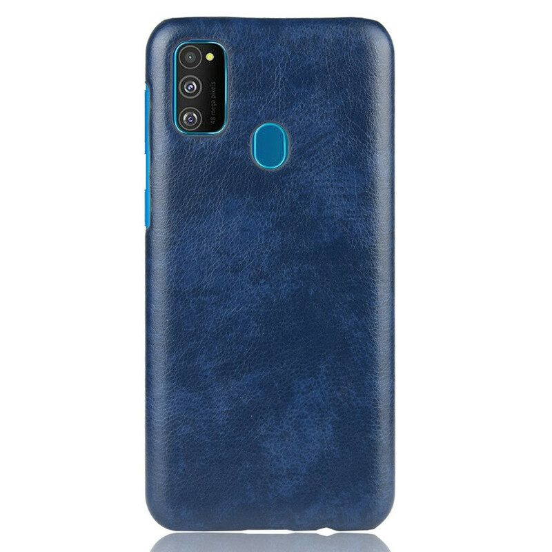 Hoesje voor Samsung Galaxy M21 Litchi-leereffect