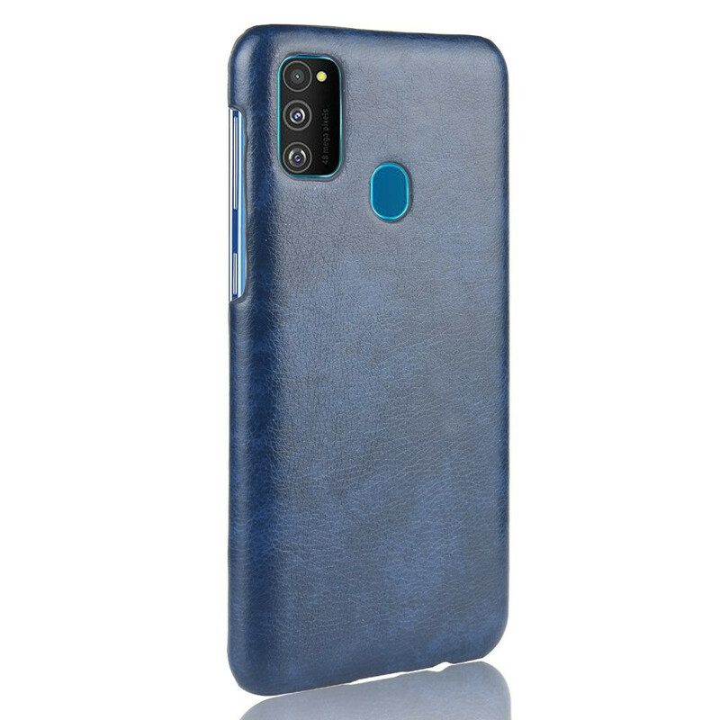 Hoesje voor Samsung Galaxy M21 Litchi-leereffect