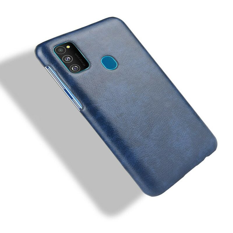 Hoesje voor Samsung Galaxy M21 Litchi-leereffect