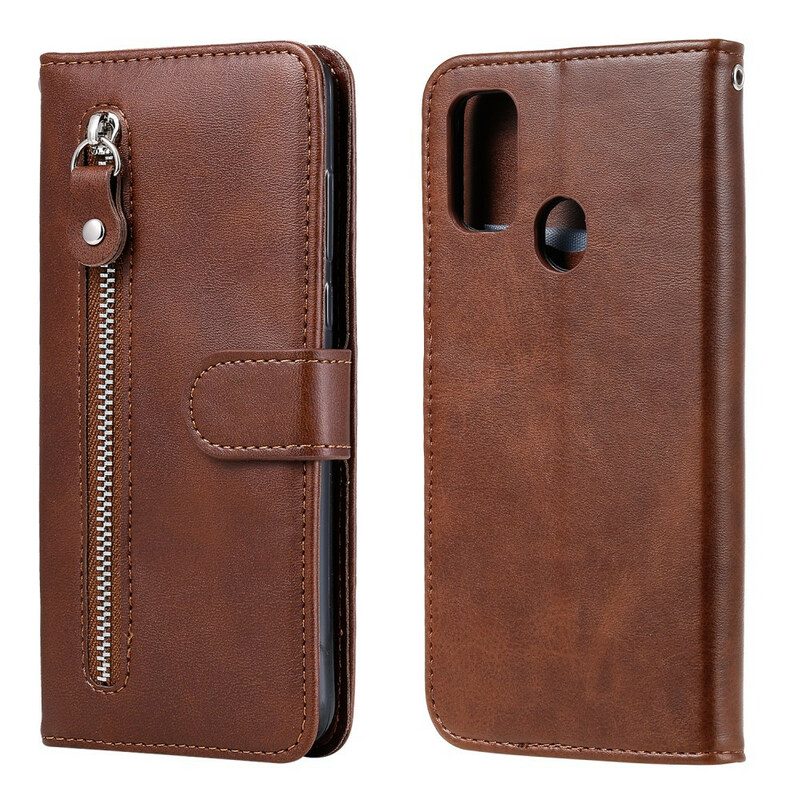 Leren Hoesje voor Samsung Galaxy M21 Vintage Portemonnee