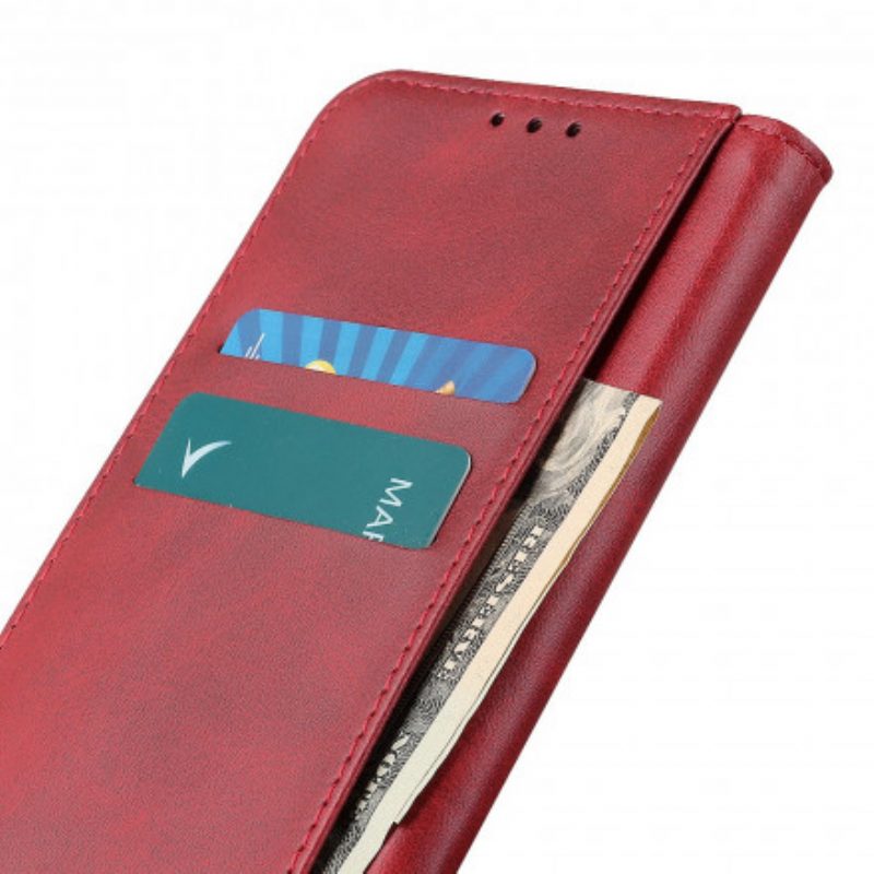 Bescherming Hoesje voor OnePlus 9 Folio-hoesje Sober Splitleer