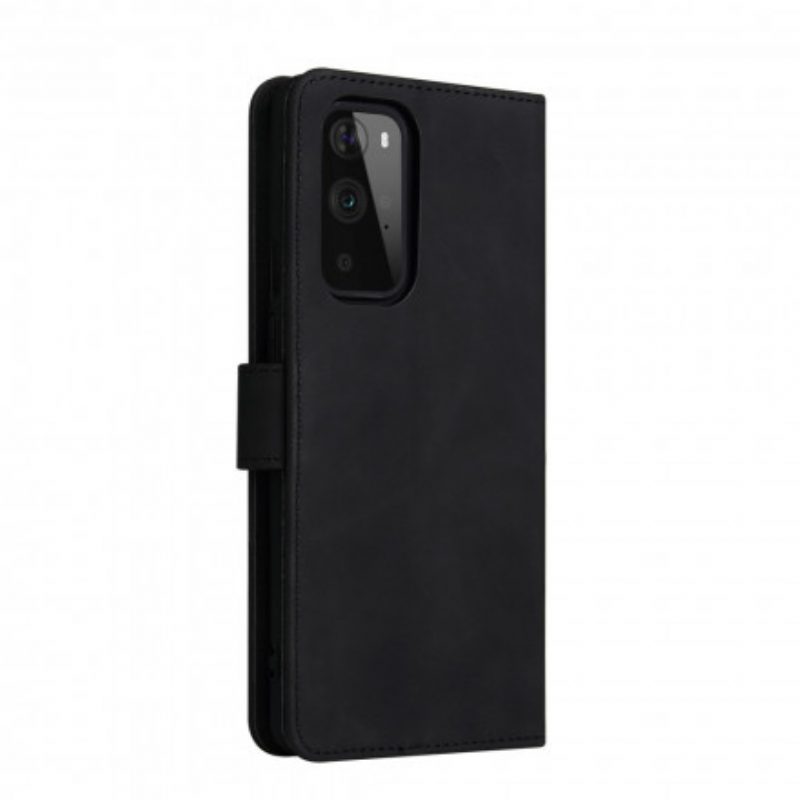 Flip Case voor OnePlus 9 Aanraking Van De Huid