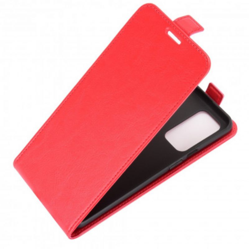 Flip Case voor OnePlus 9 Folio-hoesje Verticale Flap Leer Effect