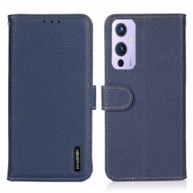 Flip Case voor OnePlus 9 Khazneh Lychee Leer